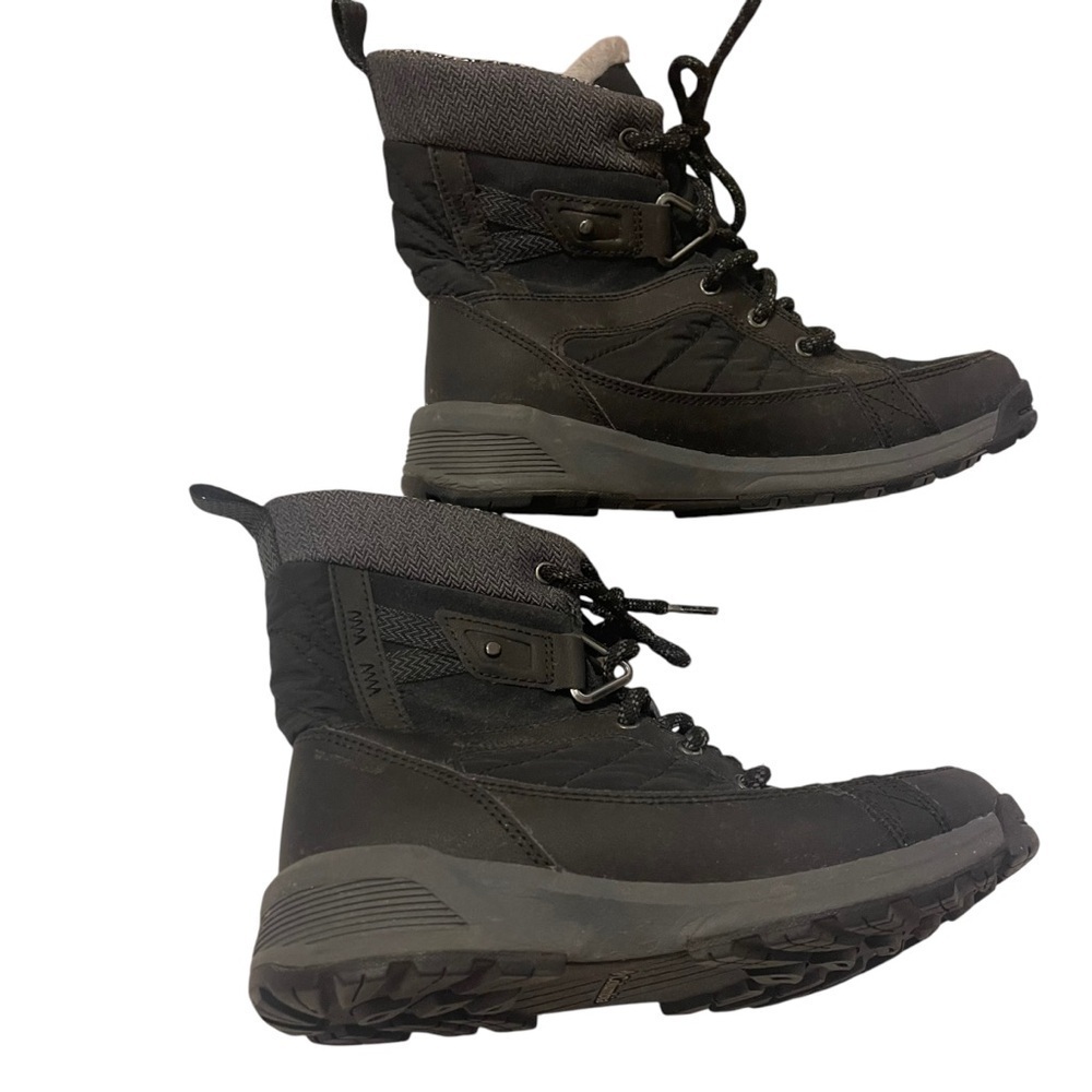 Columbia Meadows Black Shorty Omni Heat 3D Mid Winter Snow Boots Womens - Picture 3 of 8